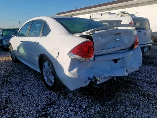 2G1WC5E35C1214467 - 2012 CHEVROLET IMPALA LTZ WHITE photo 3