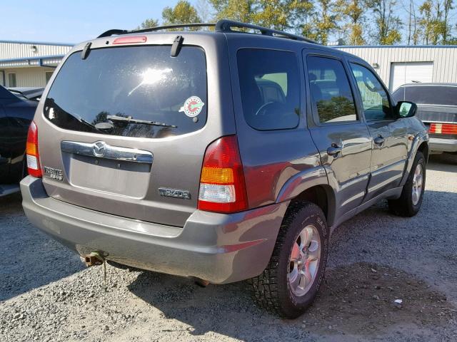 4F2YU08172KM26621 - 2002 MAZDA TRIBUTE LX GRAY photo 4