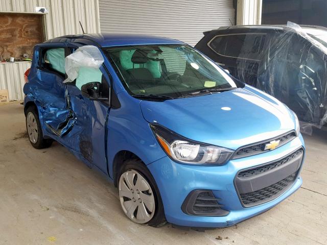 KL8CB6SA1HC840310 - 2017 CHEVROLET SPARK LS BLUE photo 1