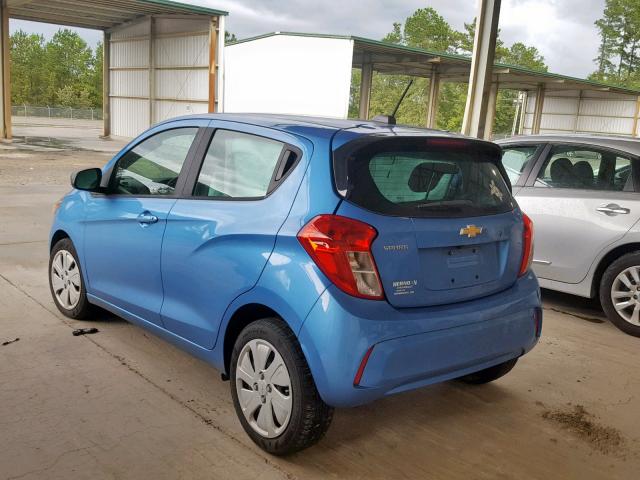 KL8CB6SA1HC840310 - 2017 CHEVROLET SPARK LS BLUE photo 3