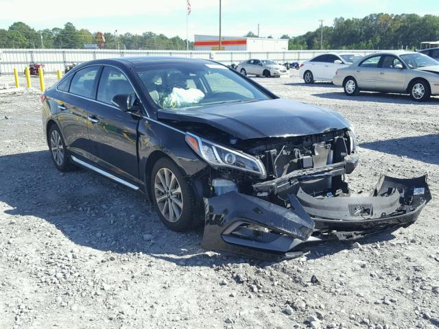 5NPE34AF5GH408515 - 2016 HYUNDAI SONATA SPO BLACK photo 1