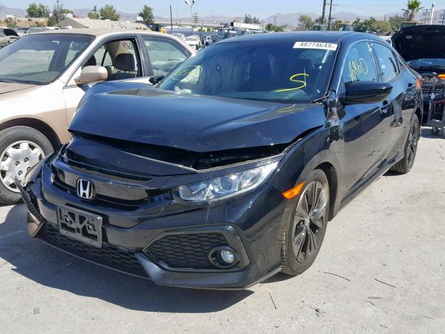 SHHFK7H74HU400640 - 2017 HONDA CIVIC EXL 黑色 照片 2