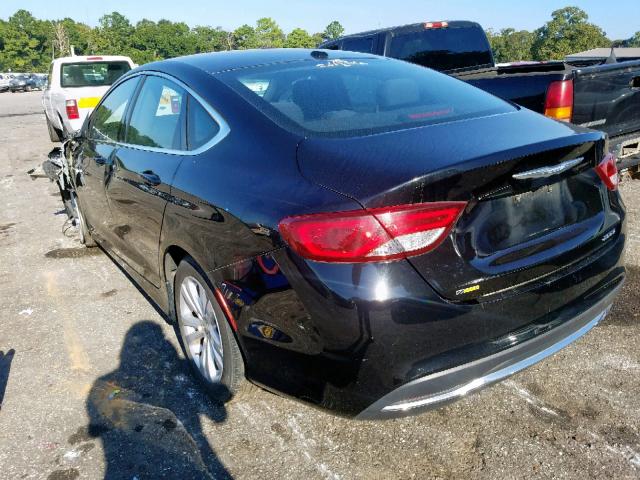 1C3CCCAB0FN657886 - 2015 CHRYSLER 200 LIMITE BLACK photo 3