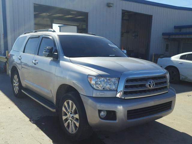 5TDKY5G11AS025131 - 2010 TOYOTA SEQUOIA LI SILVER photo 1