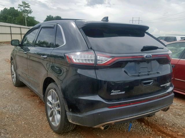 2FMPK3K98FBB15860 - 2015 FORD EDGE TITAN BLACK photo 3