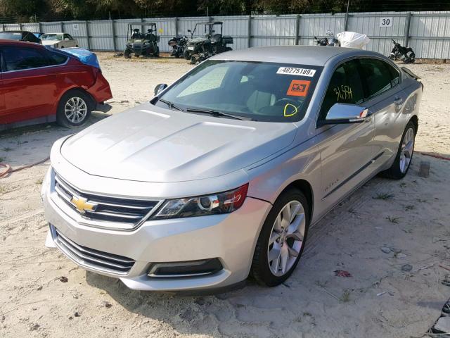 2G1125S35J9112683 - 2018 CHEVROLET IMPALA PRE SILVER photo 2