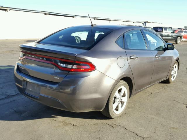 1C3CDFBB5FD336655 - 2015 DODGE DART SXT CHARCOAL photo 4