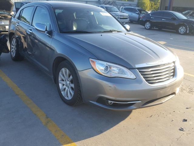 1C3CCBCG2DN547373 - 2013 CHRYSLER 200 LIMITE GRAY photo 1