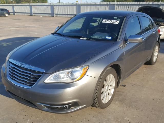 1C3CCBCG2DN547373 - 2013 CHRYSLER 200 LIMITE GRAY photo 2