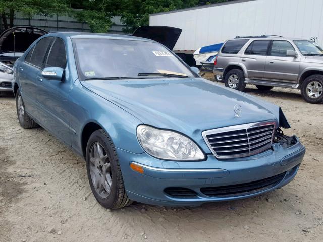 WDBNG75J93A341406 - 2003 MERCEDES-BENZ S 500 TEAL photo 1