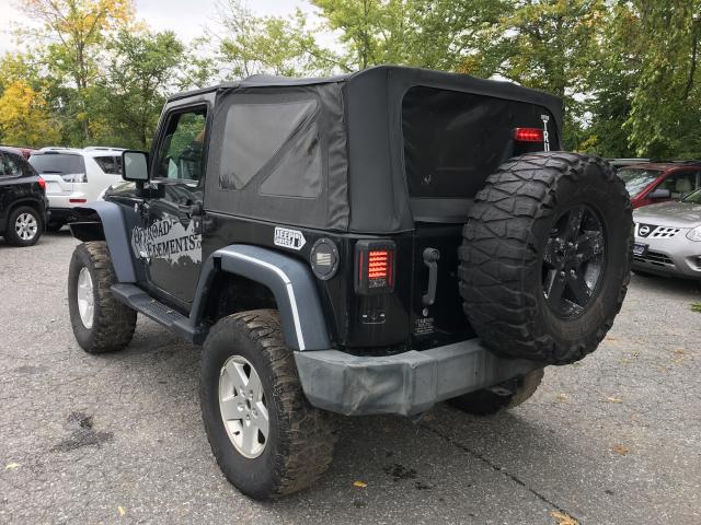 1J4FA24169L705672 - 2009 JEEP WRANGLER X BLACK photo 3