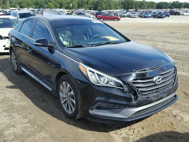 5NPE34AF5FH084660 - 2015 HYUNDAI SONATA SPO BLACK photo 1