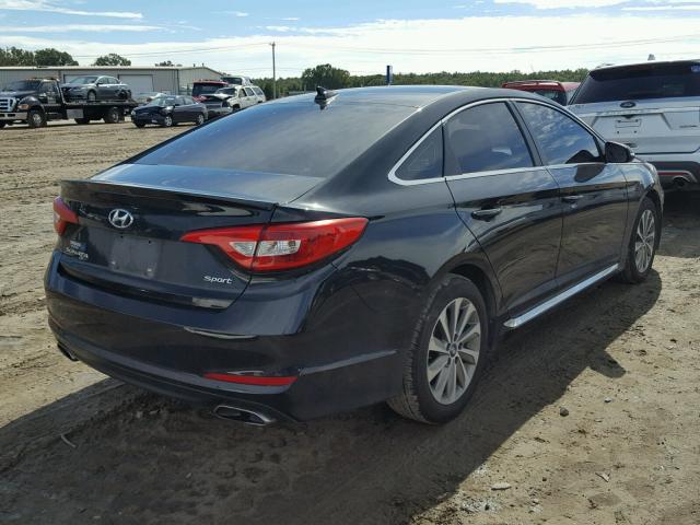 5NPE34AF5FH084660 - 2015 HYUNDAI SONATA SPO BLACK photo 4