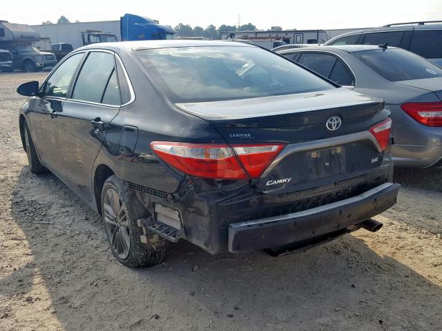 4T1BF1FK3FU081109 - 2015 TOYOTA CAMRY LE BLACK photo 3