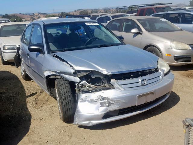 2HGES15172H575199 - 2002 HONDA CIVIC DX SILVER photo 1