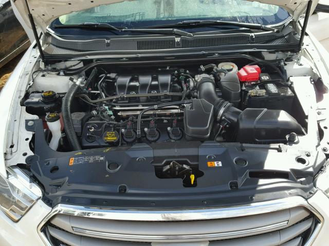 1FAHP2E8XDG173567 - 2013 FORD TAURUS SEL WHITE photo 7