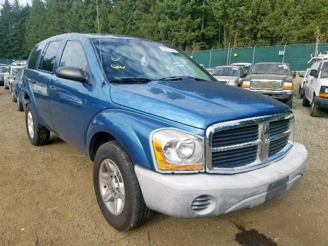 1D4HD38K74F174507 - 2004 DODGE DURANGO ST BLUE photo 1