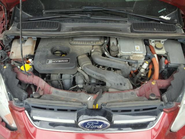 1FADP5BU6DL550081 - 2013 FORD C-MAX SEL RED photo 7