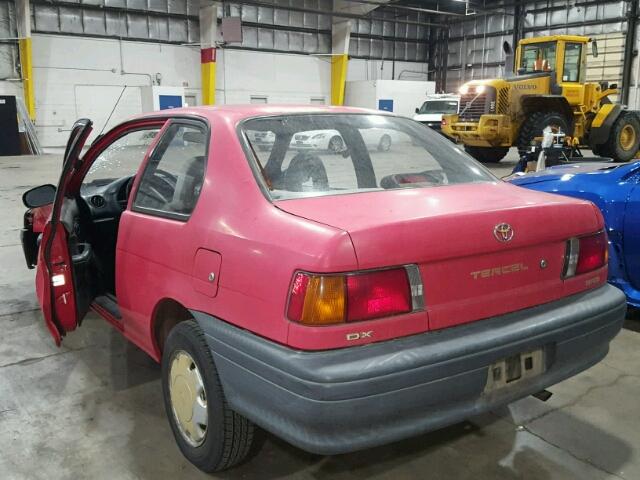 JT2EL43B9N0232744 - 1992 TOYOTA TERCEL DEL RED photo 3