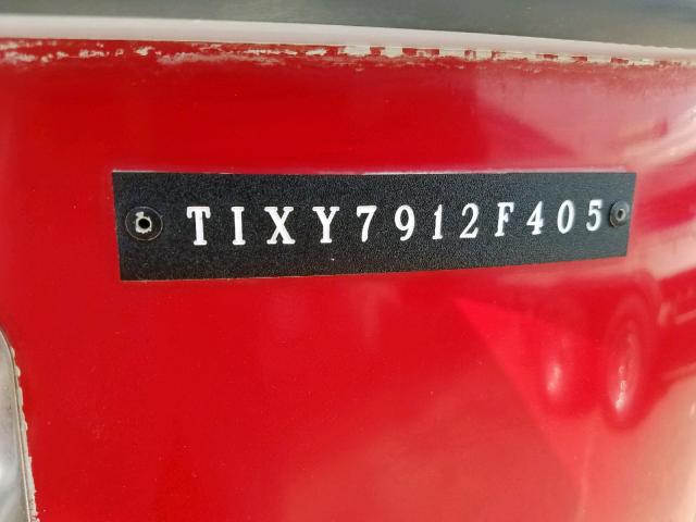 T1XY7912F405 - 2005 TIGE BOAT RED photo 10