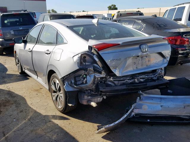 19XFC1F72HE205401 - 2017 HONDA CIVIC EXL 银色 照片 3