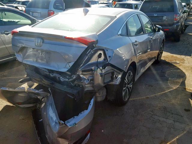 19XFC1F72HE205401 - 2017 HONDA CIVIC EXL 银色 照片 4