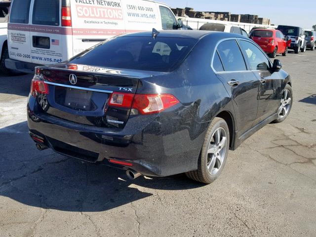 JH4CU2F87EC000396 - 2014 ACURA TSX SE BLACK photo 4