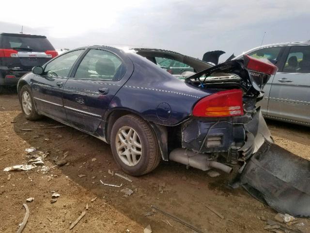 2B3HD46R82H303046 - 2002 DODGE INTREPID S 蓝色 照片 3