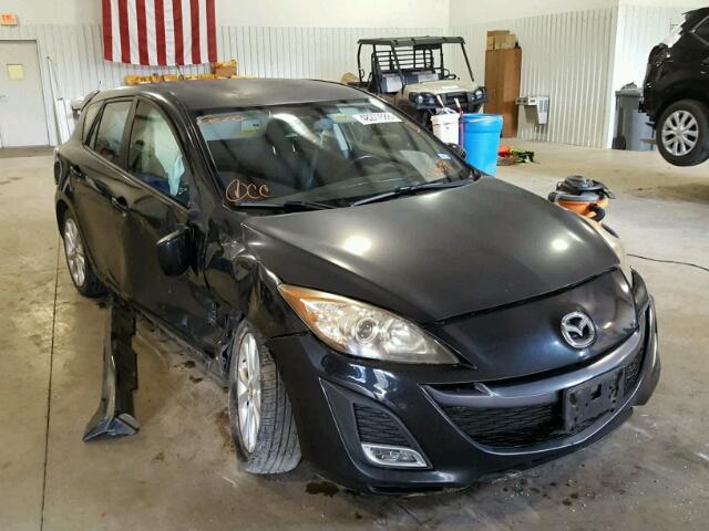 JM1BL1H57A1163634 - 2010 MAZDA 3 S BLACK photo 1