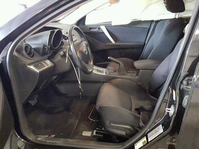 JM1BL1H57A1163634 - 2010 MAZDA 3 S BLACK photo 5