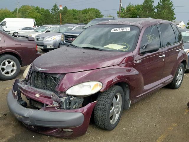 3C8FY4BB71T533409 - 2001 CHRYSLER PT CRUISER PURPLE photo 2