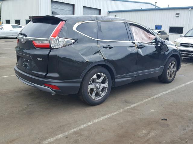 7FARW2H82JE067704 - 2018 HONDA CR-V EXL BLACK photo 4