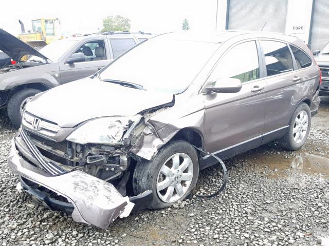 5J6RE48739L051595 - 2009 HONDA CR-V EXL BROWN photo 2