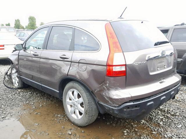 5J6RE48739L051595 - 2009 HONDA CR-V EXL BROWN photo 3