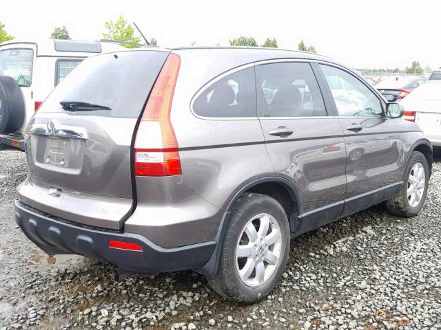 5J6RE48739L051595 - 2009 HONDA CR-V EXL BROWN photo 4