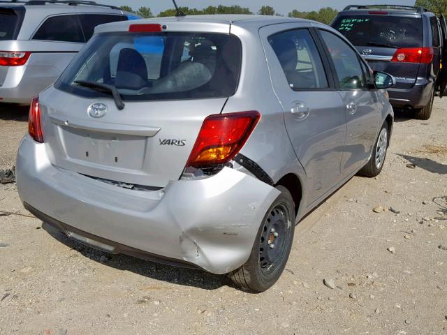 VNKKTUD33HA081262 - 2017 TOYOTA YARIS L BLACK photo 4