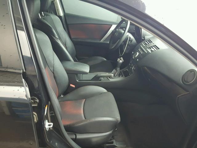 JM1BL1K38B1408613 - 2011 MAZDA SPEED 3 BLACK photo 5