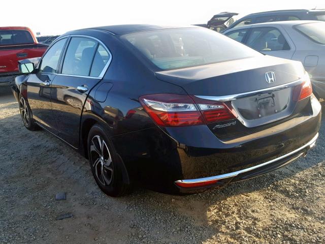 1HGCR2F30GA231275 - 2016 HONDA ACCORD LX BLACK photo 3