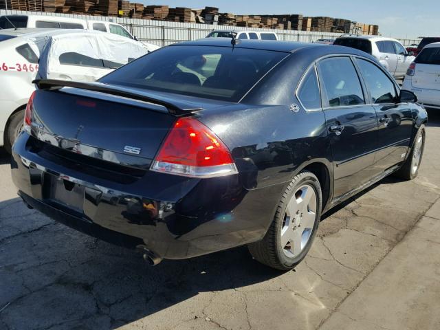 2G1WD58C779333590 - 2007 CHEVROLET IMPALA SUP 黑色 照片 4
