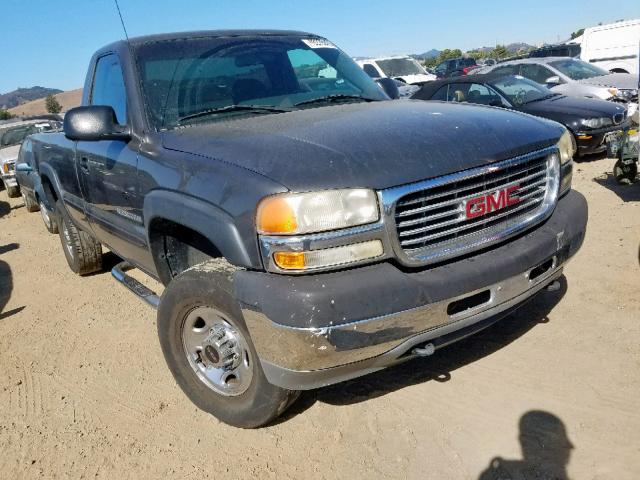 1GTHC24U42Z135063 - 2002 GMC SIERRA C25 GRAY photo 1