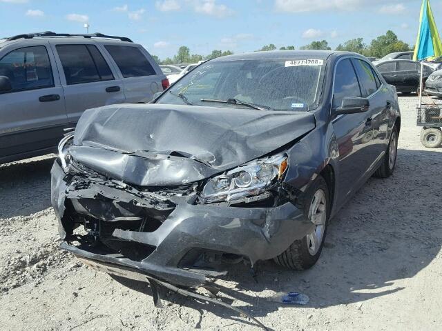 1G11C5SL4EF202272 - 2014 CHEVROLET MALIBU 1LT BLACK photo 2