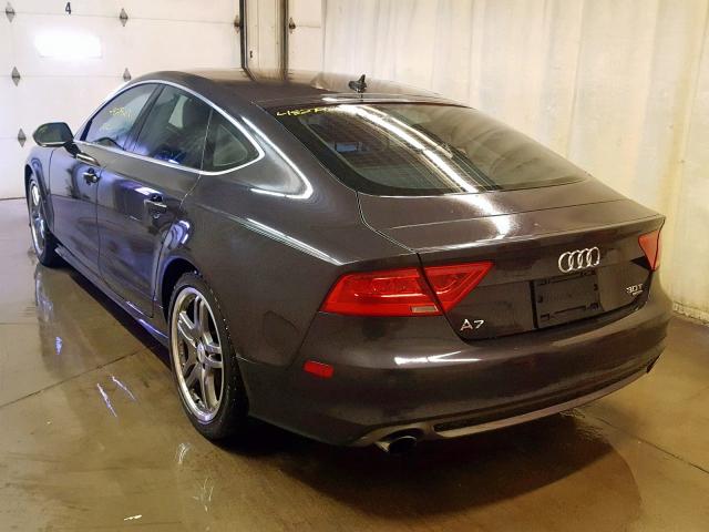 WAUSGAFC4CN016895 - 2012 AUDI A7 PRESTIG CHARCOAL photo 3