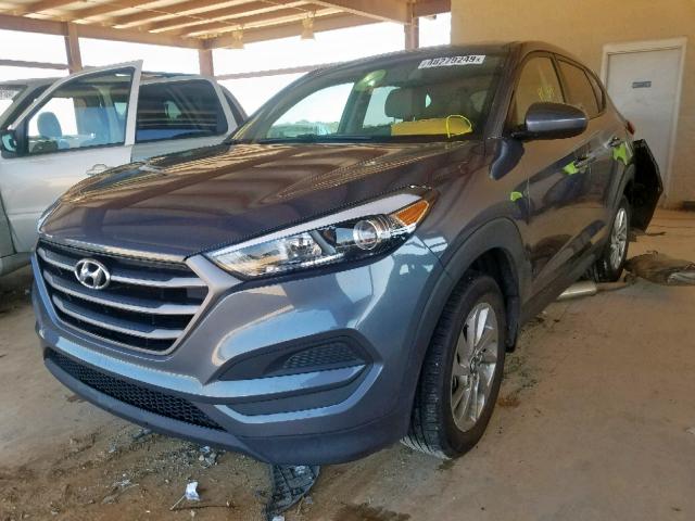 KM8J23A46GU124578 - 2016 HYUNDAI TUCSON SE GRAY photo 2