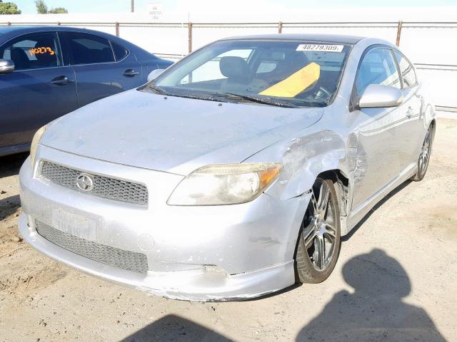 JTKDE177X70220227 - 2007 TOYOTA SCION TC ვერცხლისფერი ფოტო 2