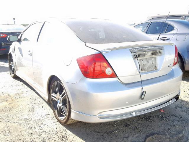 JTKDE177X70220227 - 2007 TOYOTA SCION TC ვერცხლისფერი ფოტო 3