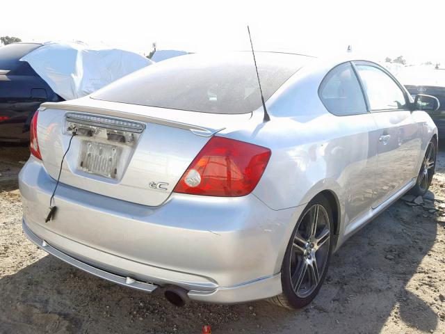 JTKDE177X70220227 - 2007 TOYOTA SCION TC ვერცხლისფერი ფოტო 4