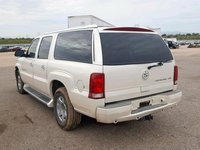 3GYFK66NX4G141079 - 2004 CADILLAC ESCALADE E WHITE photo 3