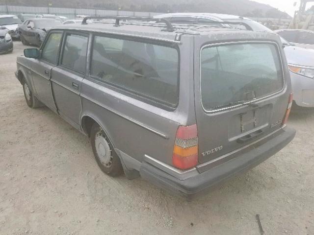 YV1AX8850J1793286 - 1988 VOLVO 245 DL GRAY photo 3