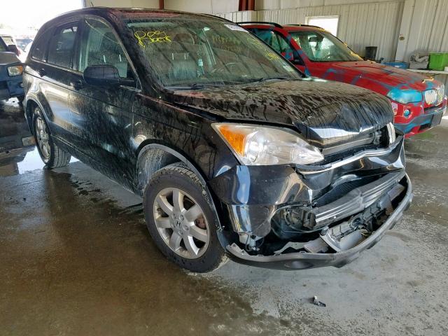 JHLRE48788C078458 - 2008 HONDA CR-V EXL BLACK photo 1