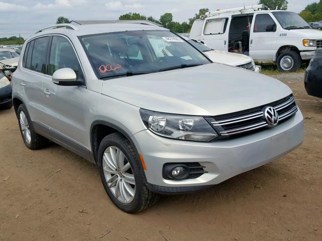 WVGBV7AX9CW580196 - 2012 VOLKSWAGEN TIGUAN S SILVER photo 1